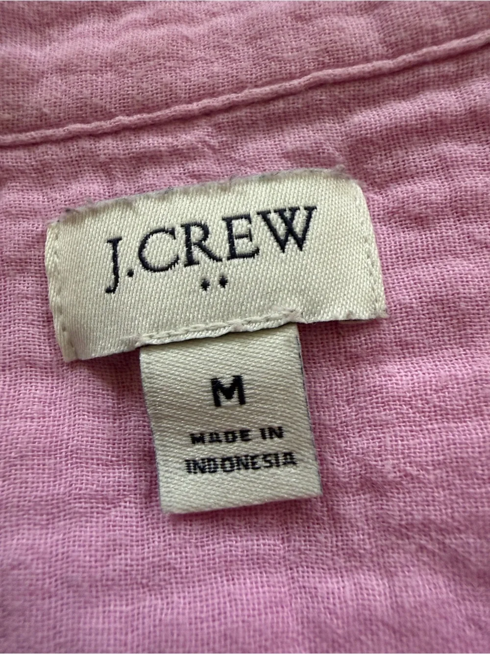 J Crew Gauze Button Down Size M